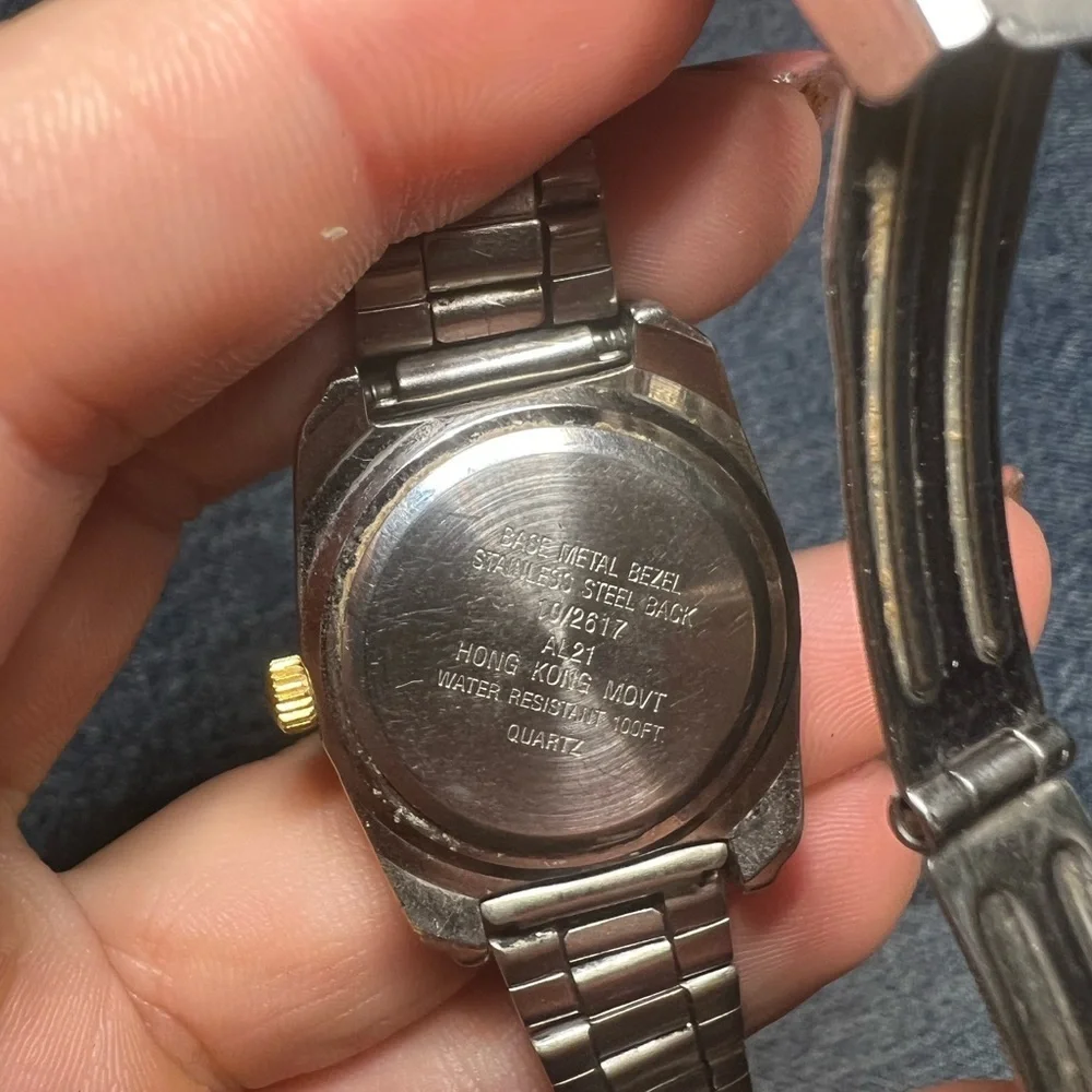 Vintage Anne Klein Silver and Gold Women's Watch